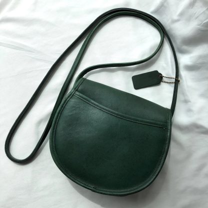 Vintage Green Saddle Bag - Image 4