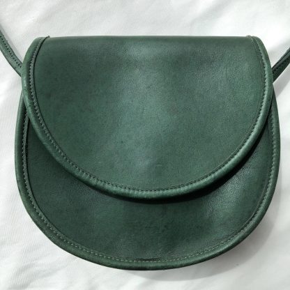 Vintage Green Saddle Bag - Image 2