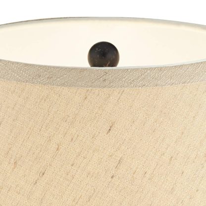 Vintage Hammer Pattern Ceramic Table Lamp - Image 6