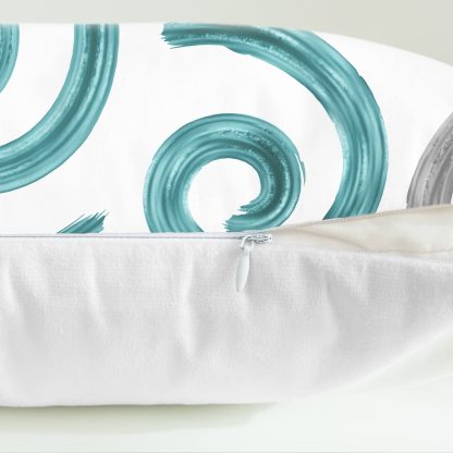 Artistic Swirl Throw Pillow Cover - Image 2