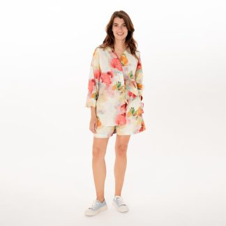 Floral lazy style pajamas set