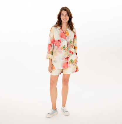 Floral lazy style pajamas set