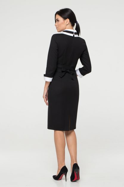 Contrast Collar Dress - Image 4