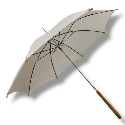 Simple solid wood curved handle long handle umbrella - Image 7