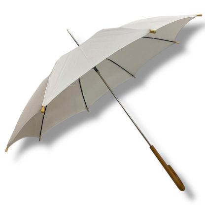 Simple solid wood curved handle long handle umbrella - Image 6
