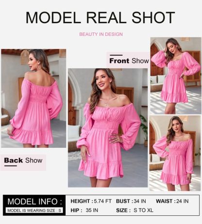 Sweet princess style square neck dress - Image 4