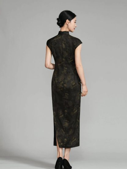 Moyun Chenxiang short-sleeved long cheongsam - Image 4