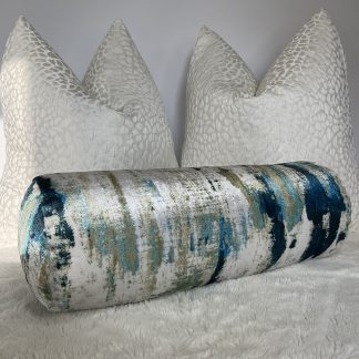Artistic cylindrical pillow