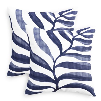 Ink Leaf Shadow Pillowcase - Image 6