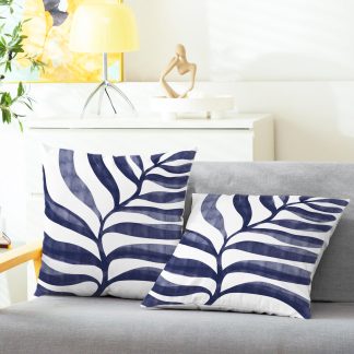 Ink Leaf Shadow Pillowcase
