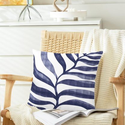Ink Leaf Shadow Pillowcase - Image 4