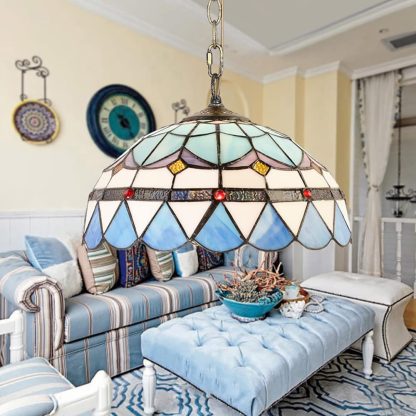 Tiffany Art Chandelier - Image 6