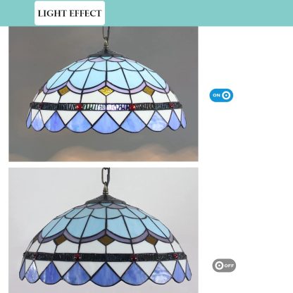 Tiffany Art Chandelier - Image 5