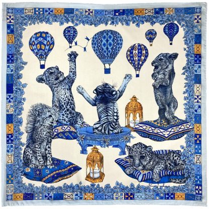 Art print silk scarf - Image 6