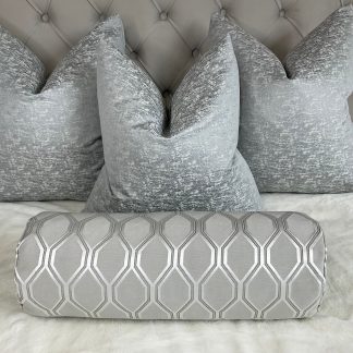 Diamond pattern pillow lumbar support