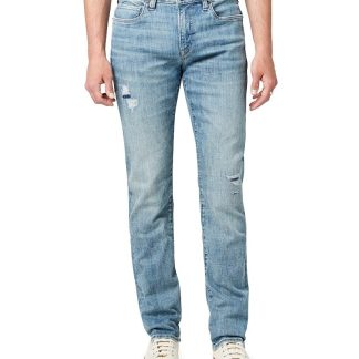 Light blue ripped jeans