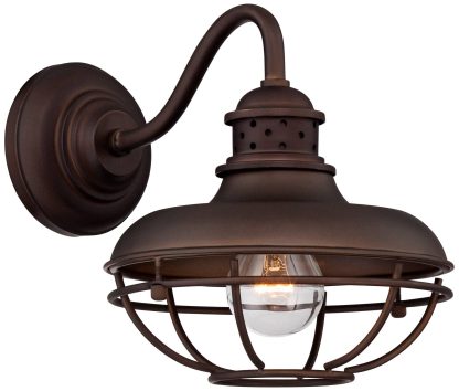 Industrial style retro cage outdoor wall light - Image 10