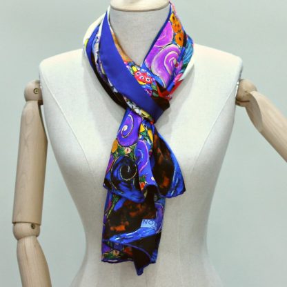 Klimt silk scarf - Image 7