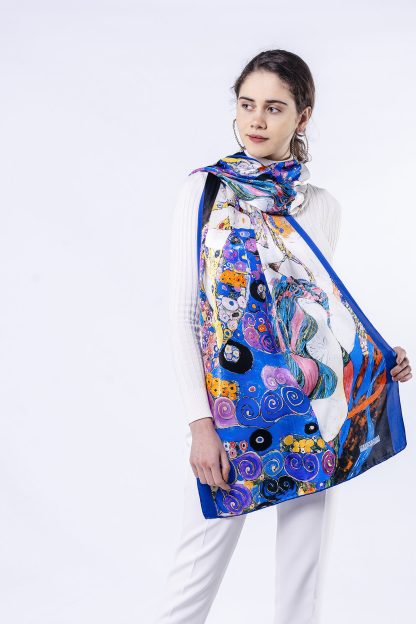 Klimt silk scarf - Image 6
