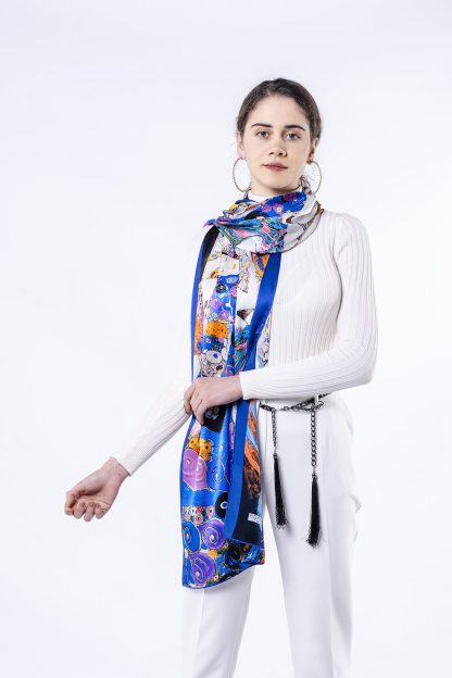 Klimt silk scarf - Image 5