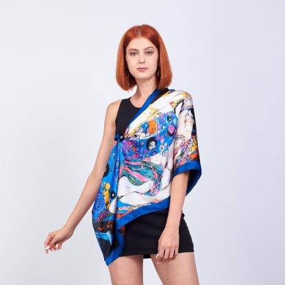 Klimt silk scarf