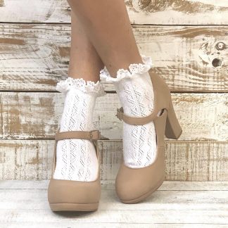 Vintage lace socks