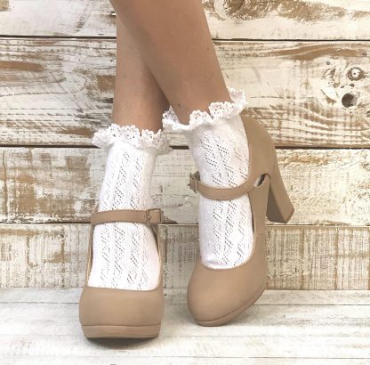 Vintage lace socks
