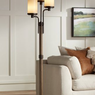 Retro multi-head floor lamp