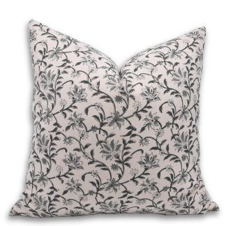 Vintage vine print pillowcase