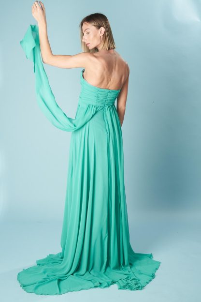 Mint green tube top dress - Image 3