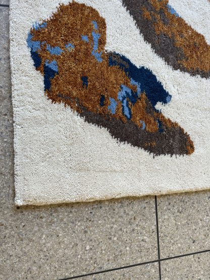 Abstract artistic handmade carpet - Image 2