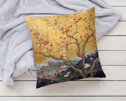 New Chinese style landscape flower and bird pillow - Image 6