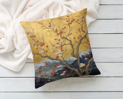 New Chinese style landscape flower and bird pillow - Image 4