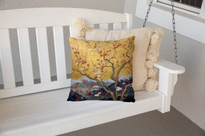 New Chinese style landscape flower and bird pillow - Image 3