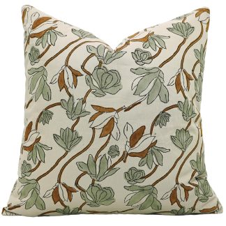 Vintage vine print pillowcase