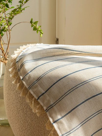 Striped linen curtains - Image 3