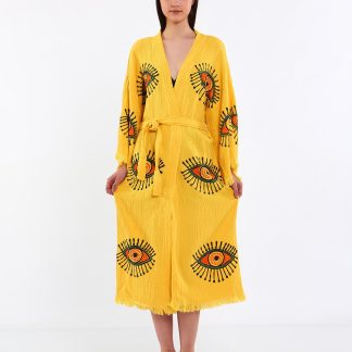 Bohemian printed robe
