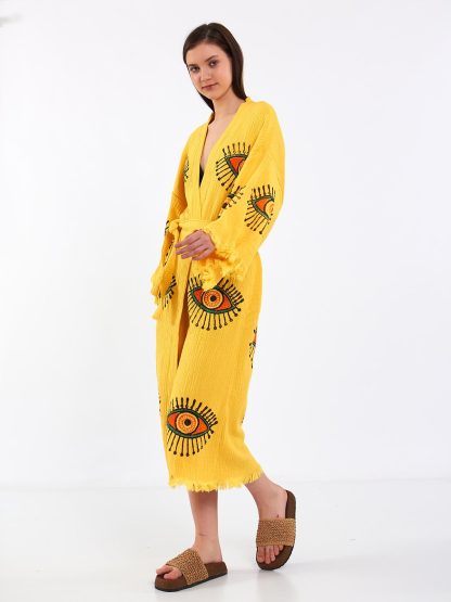 Bohemian printed robe - Image 3