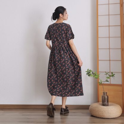 Retro floral dress - Image 4