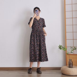 Retro floral dress