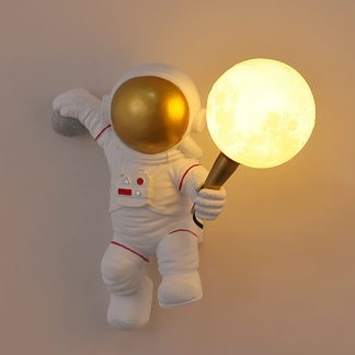 Astronaut Moon Wall Lamp