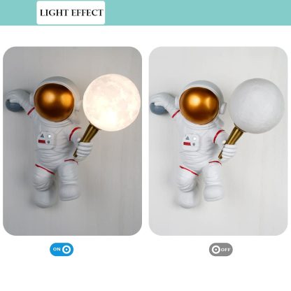 Astronaut Moon Wall Lamp - Image 5