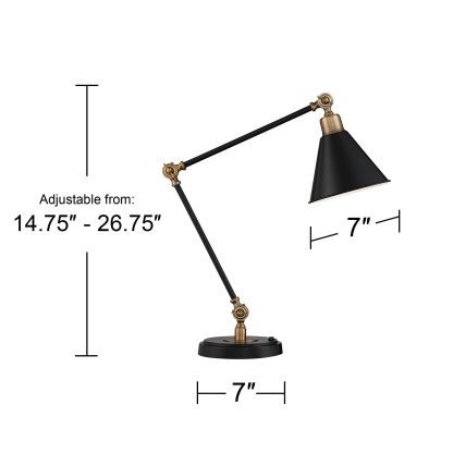 Retro industrial style double arm desk lamp - Image 6