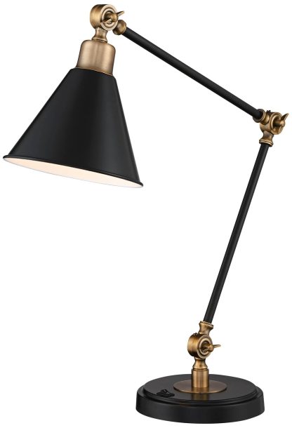 Retro industrial style double arm desk lamp - Image 3