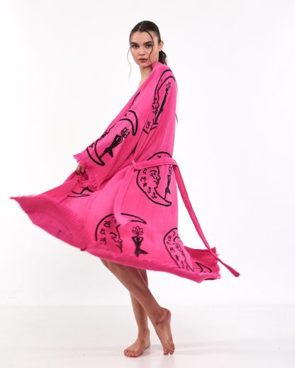 Bohemian Moon Totem Robe - Image 6