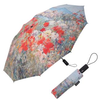 Monet Poppy Field Umbrella for Sunny or Rainy Days