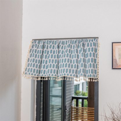 Ethnic style printed half curtain - Image 5