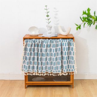 Ethnic style printed half curtain