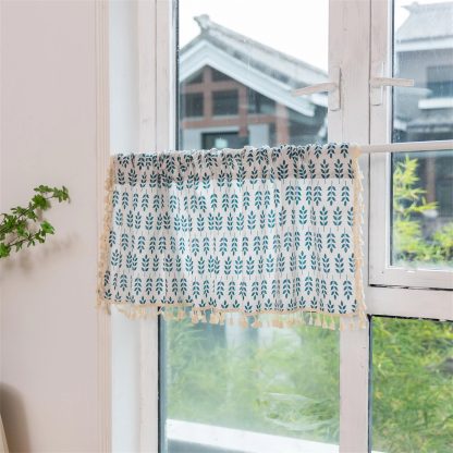 Ethnic style printed half curtain - Image 2