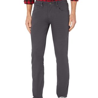 Men's dark grey slim fit casual pants